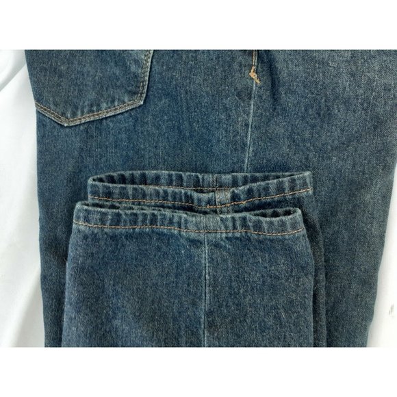 Perry Ellis Men's Size 40x32 Blue Denim Jeans Dark Wash Straight Leg - Picture 9 of 11